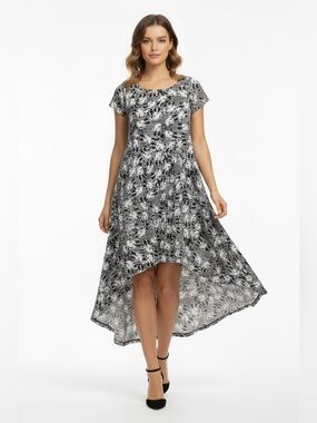 LuLaRoe Carly • High Low Hemline Swing Dress • Disney • Mickey Mouse